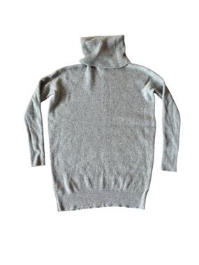 Vince Wool Cashmere Gray Turtleneck Sweater Small Gray Turtle Neck